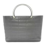 Chanel Vintage Pre-owned Laeder chanel-vskor Gray, Dam