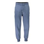 Calvin Klein Blå Herr Sportig Sweatpants med Logo Blue, Herr