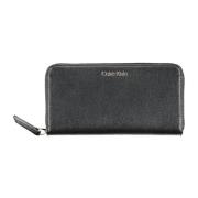 Calvin Klein Damplånbok Svart Rfid Dragkedja Stängning Black, Dam