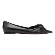 Jimmy Choo Spetsig Tå Ballerina Flats Black, Dam