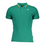 K-Way Polo Kortärmad Grön Kontrast Logo Green, Herr