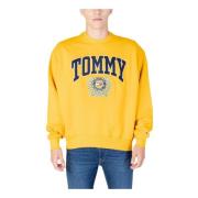 Tommy Hilfiger Gul Print Sweatshirt Herr Höst/Vinter Yellow, Herr