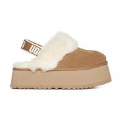 UGG Funkette Slippers Brown, Dam