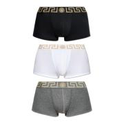 Versace Trepack boxershorts med logotyp Multicolor, Herr