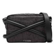 Alexander McQueen Medium Crossbody Väska Black, Herr