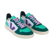 Veja Klassisk Sneaker med Logo Patch Multicolor, Dam