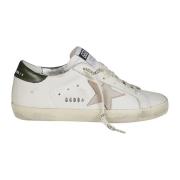 Golden Goose Stjärnig Häl Läder Sneakers White, Dam