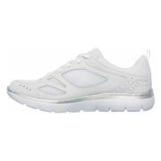 Skechers Topp-Passande Sneakers White, Dam