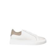 Alma EN Pena Dam Läder Sneaker med Strass Detalj White, Dam