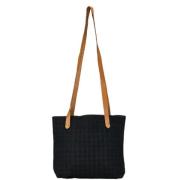 Hermès Vintage Pre-owned Canvas axelremsvskor Black, Dam