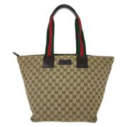 Gucci Vintage Pre-owned Canvas gucci-vskor Brown, Dam