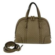 Gucci Vintage Pre-owned Laeder gucci-vskor Beige, Dam