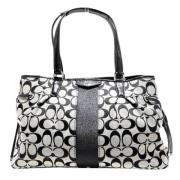 Coach Pre-owned Pre-owned Canvas totevskor Black, Dam