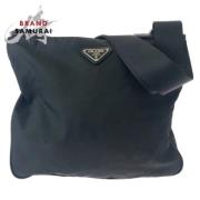 Prada Vintage Pre-owned Canvas prada-vskor Black, Dam