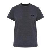 Y-3 T-shirt med logotyp Black, Dam