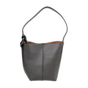 JW Anderson Liten Bucket Corner Väska Black, Dam