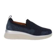 Cinzia Soft Komfort Tyg Sneakers Blue, Dam