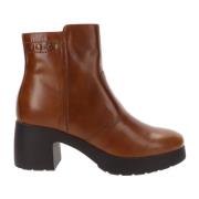 Nerogiardini Eleganta Läder Ankelboots Brown, Dam