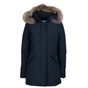 Woolrich Vinterjacka för kvinnor - Håll dig varm och stilfull Blue, Da...