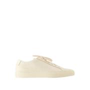 Common Projects Vita Läder Låga Sneakers White, Dam