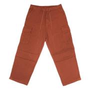 Garment Workshop Orange Cargo Byxor med Justerbara Anklar Orange, Herr