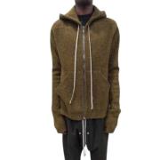 Rick Owens Melerad Honung Dragkedja Hoodie Brown, Herr