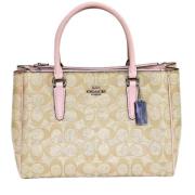 Coach Pre-owned Pre-owned Canvas handvskor Pink, Dam