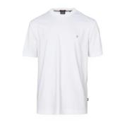 Boss T-shirt i bomull med logotyp White, Herr