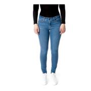 Levi's Mid-Rise Skinny Fit Jeans Blue, Dam