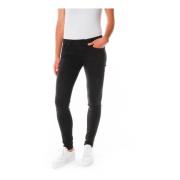 Pepe Jeans Mid Waist Skinny Fit Jeans Black, Dam