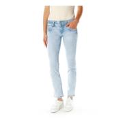 Pepe Jeans Midwaist Straight Fit Jeans Blue, Dam