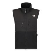 The North Face Broderad Logga Dragkedja Väst Black, Herr