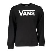 Vans Svart Sweatshirt Långärmad Print Logo Black, Herr