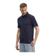 Armani Exchange Stretch Cotton Polotröja - Slim Fit Blue, Herr