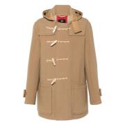 Gloverall Union Jack Monty Kort Dufflekappa Beige, Herr