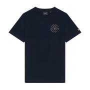 Lyle & Scott Stamp T-Shirt Blue, Herr