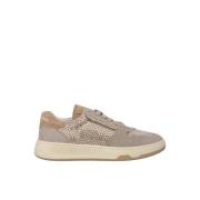 Alma EN Pena Glittrande Sneakers Beige, Dam