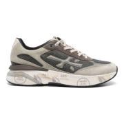 Premiata Mocka och Polyamid Sneakers Multicolor, Herr