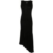 Off White Elegant Svart Klänning Kollektion Black, Dam