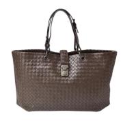 Bottega Veneta Vintage Pre-owned Laeder totevskor Brown, Herr