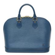 Louis Vuitton Vintage Pre-owned Laeder louis-vuitton-vskor Blue, Dam