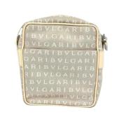 Bvlgari Vintage Pre-owned Canvas axelremsvskor White, Dam