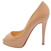 Christian Louboutin Pre-owned Pre-owned Laeder klackskor Beige, Dam