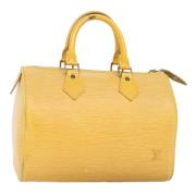 Louis Vuitton Vintage Pre-owned Laeder louis-vuitton-vskor Yellow, Dam