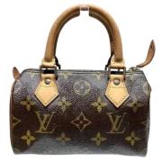 Louis Vuitton Vintage Pre-owned Canvas handvskor Brown, Dam