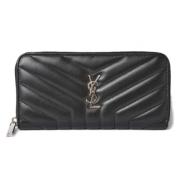 Yves Saint Laurent Vintage Pre-owned Laeder plnbcker Black, Dam