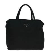 Prada Vintage Pre-owned Tyg prada-vskor Black, Dam