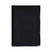 Elisabetta Franchi Trendy Scarf for Women Black, Dam