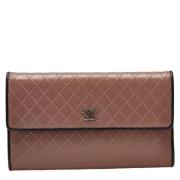 Chanel Vintage Pre-owned Laeder plnbcker Pink, Dam