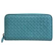 Bottega Veneta Vintage Pre-owned Laeder plnbcker Blue, Dam